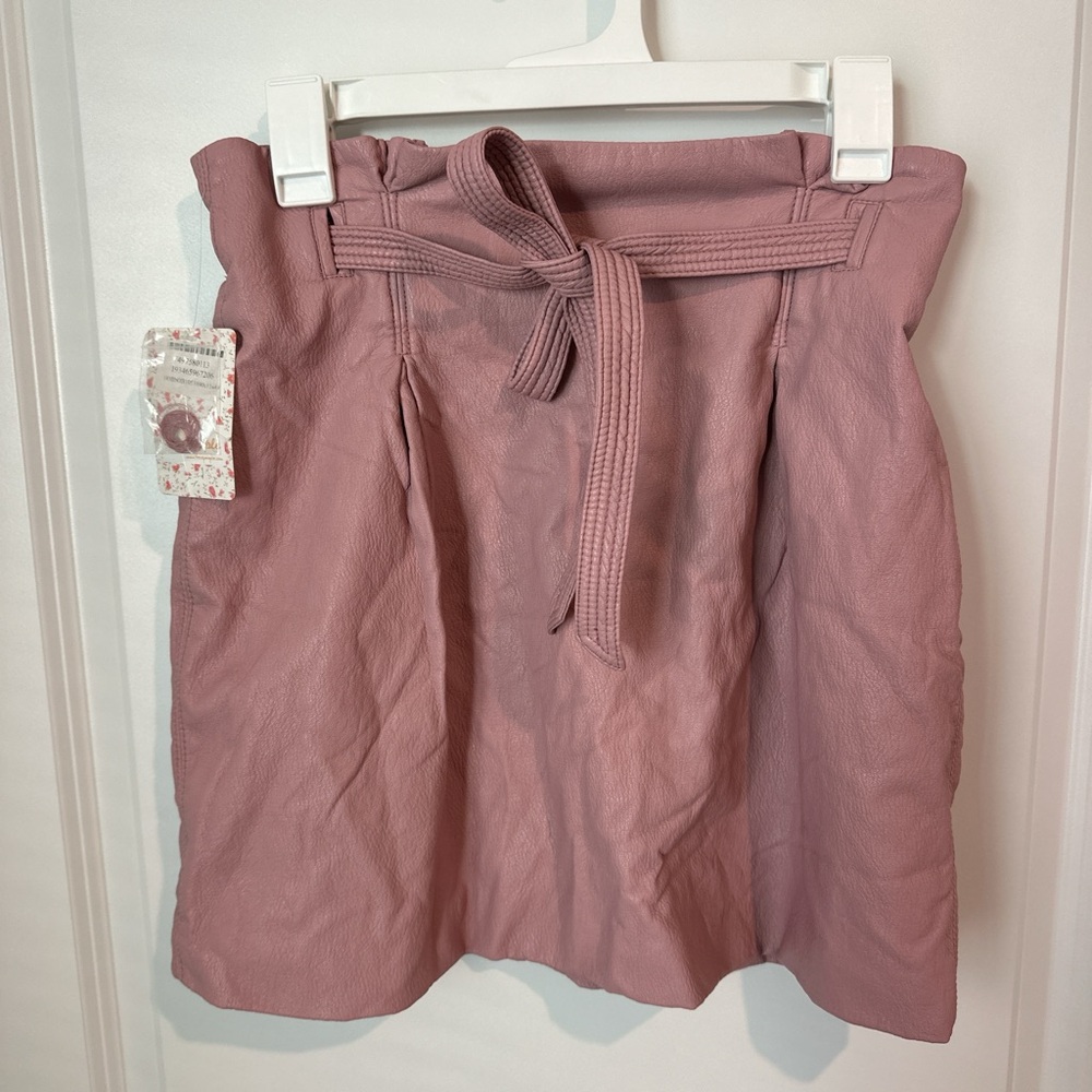 Free People Dusty Pink Mini Skirt